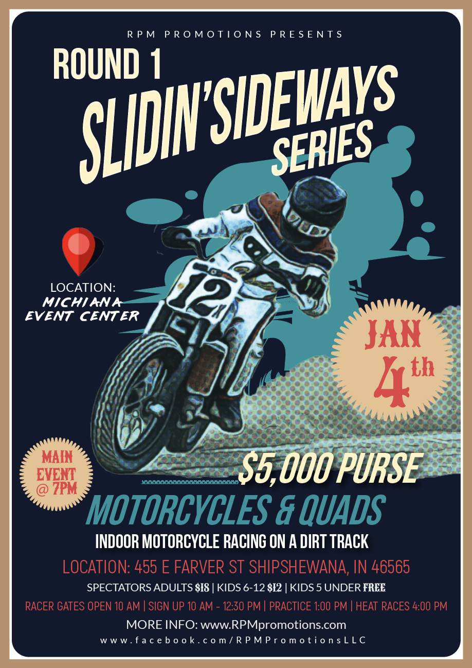Slidn’Sideways Motorcycle & Quad Race