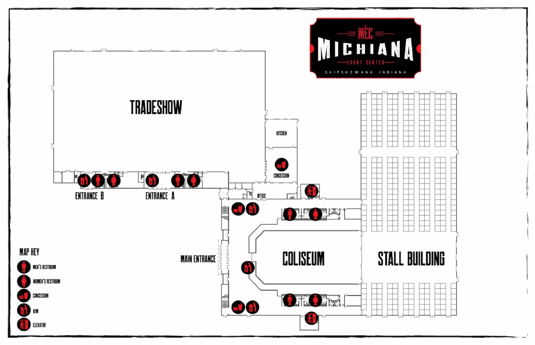Map of MEC facility